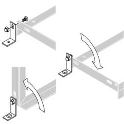 Bodenmontage-Winkel (2er Set) für Fahrradständer