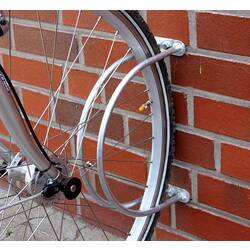 Einzelparker/Fahrradständer -Belfast-, zur Wandbefestigung 90°, Reifenbreite bis 43 mm